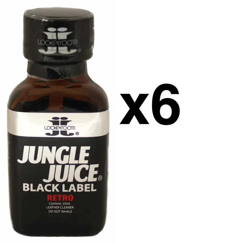 Locker Room JUNGLE JUICE BLACK RETRO 25ml x6